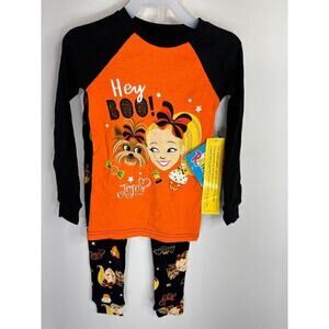 Nickelodeon JoJo Siwa Halloween Pajama Set‎ Girls 4T Cotton Puppy Bow NWT